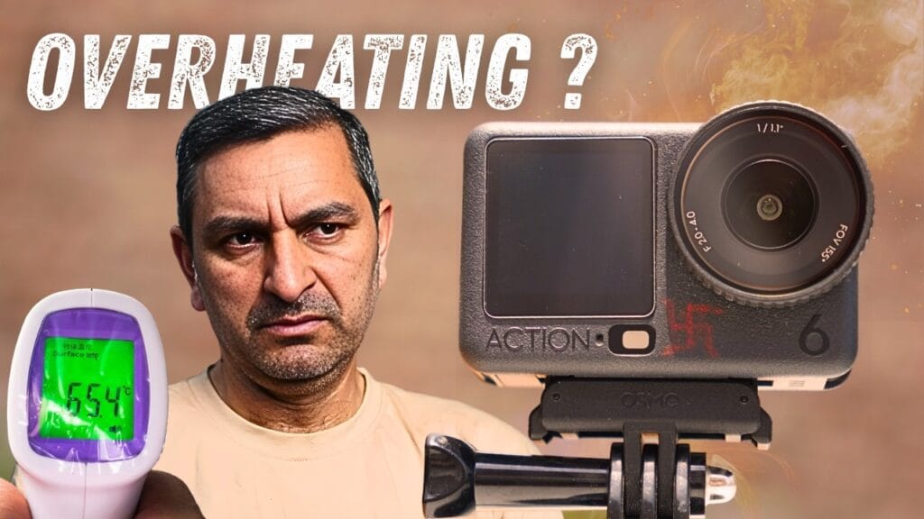 DJI Action 6 overheating test