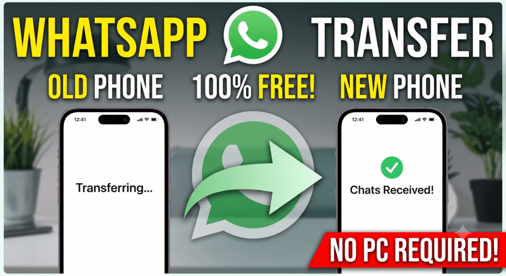 WhatsApp Chat Transfer using QR code